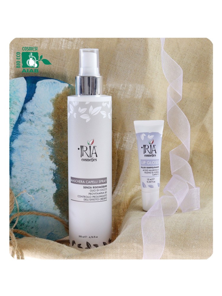 Maschera Districante Per Capelli E Lip Gloss Rimpolpante